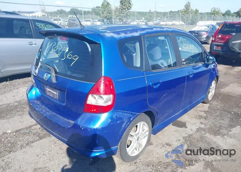 2008 Honda Fit Sport from USA, damaged, VIN JHMGD38608S026898